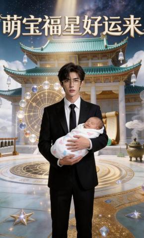 短剧《萌宝福星好运来》海报