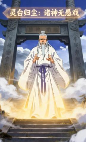 短剧《灵台归尘：诸神无愚戏》海报