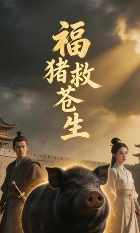 短剧《福猪救苍生》海报