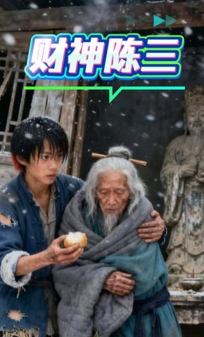 短剧《财神陈三》海报