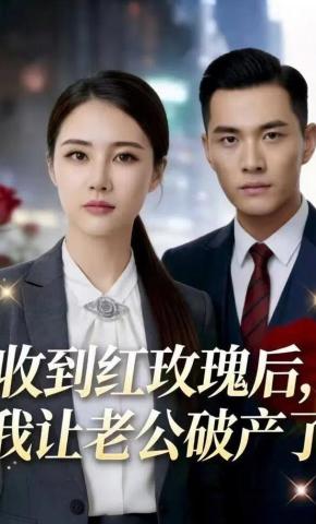 短剧《收到红玫瑰后，我让老公破产了》海报