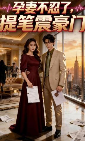 短剧《孕妻不忍了，提笔震豪门》海报