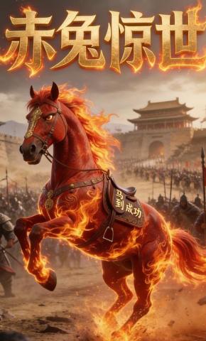 短剧《赤兔惊世》海报