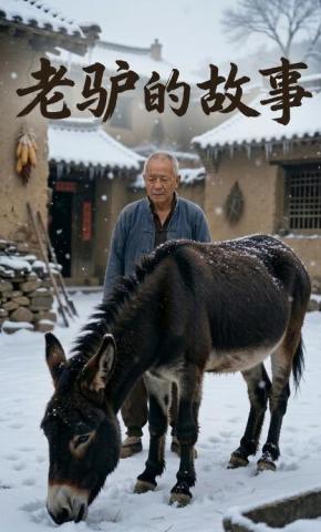 短剧《老驴的故事》海报