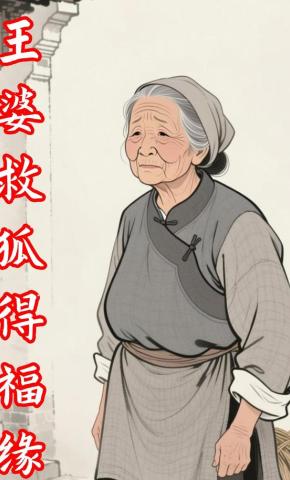 短剧《王婆救狐得福缘》海报