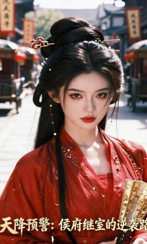 短剧《天降预警：侯府继室的逆袭路》海报
