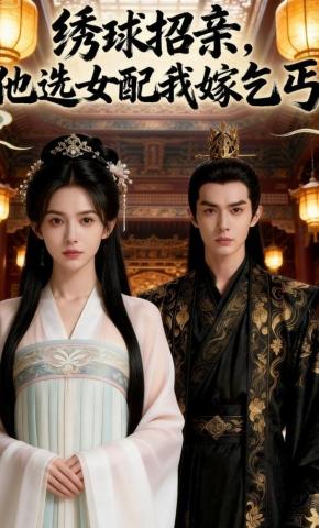 短剧《绣球招亲，他选女配我嫁乞丐》海报