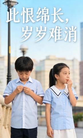 短剧《此恨绵长，岁岁难消》海报