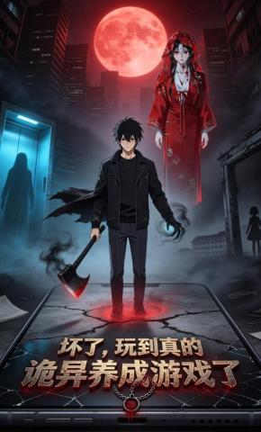 短剧《坏了，玩到真的诡异养成游戏了》海报