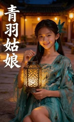 短剧《青羽姑娘》海报