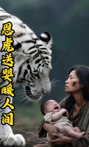 短剧《恩虎送婴暖人间》海报