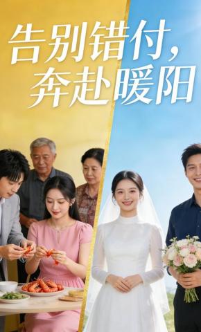 短剧《告别错付，奔赴暖阳》海报