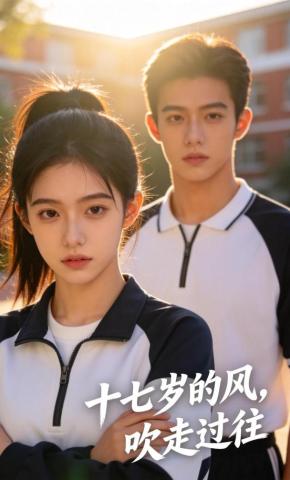 短剧《十七岁的风，吹走过往》海报