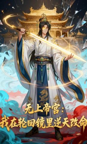 短剧《无上帝宫：我在轮回镜里逆天改命》海报
