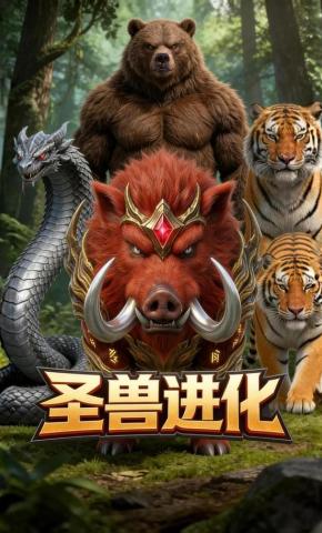 短剧《圣兽进化》海报