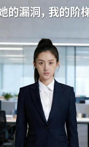 短剧《她的漏洞，我的阶梯》海报