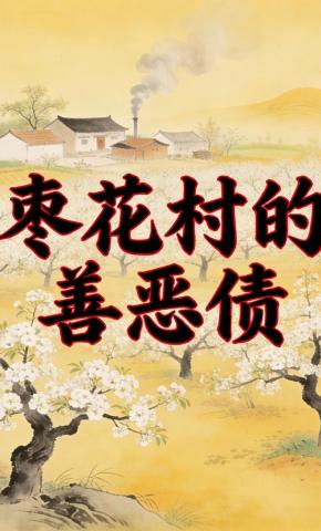 短剧《枣花村的善恶债》海报