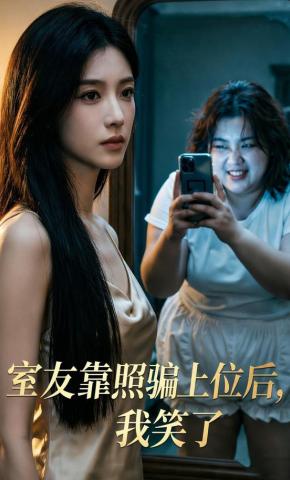 短剧《室友靠照骗上位后，我笑了》海报