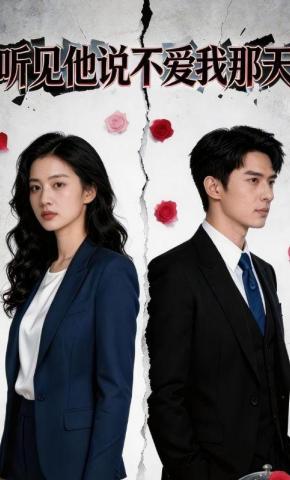短剧《听见他说不爱我那天》海报