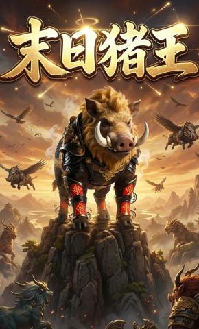 短剧《末日猪王》海报