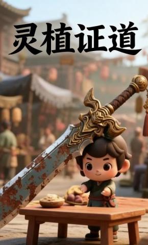 短剧《灵植证道》海报