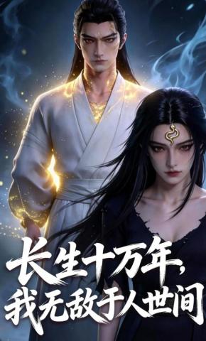 短剧《长生十万年，我无敌于人世间》海报