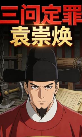 短剧《三问定罪袁崇焕》海报