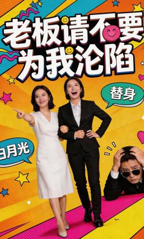 短剧《老板请不要为我沦陷》海报