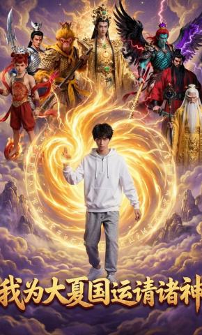 短剧《我为大夏国运请诸神》海报
