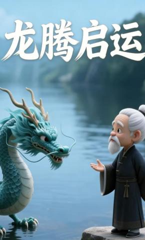 短剧《龙腾启运》海报