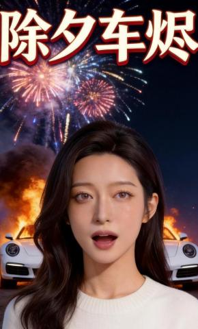 短剧《除夕车烬》海报
