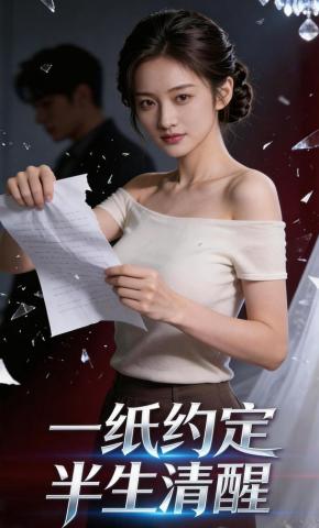 短剧《一纸约定半生清醒》海报
