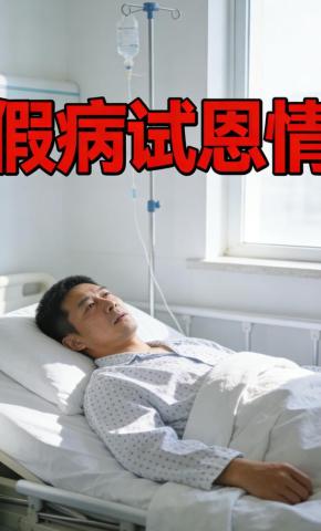 短剧《假病试恩情》海报