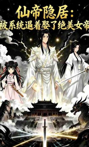 短剧《仙帝隐居：被系统逼着娶了绝美女帝》海报