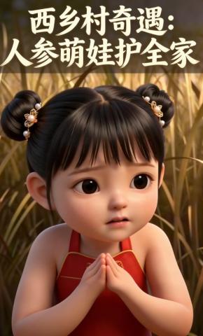 短剧《西乡村奇遇：人参萌娃护全家》海报