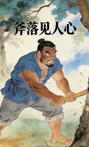 短剧《斧落见人心》海报