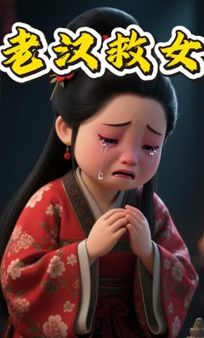 短剧《老汉救女》海报