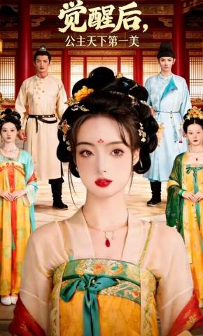 短剧《觉醒后，公主天下第一美》海报