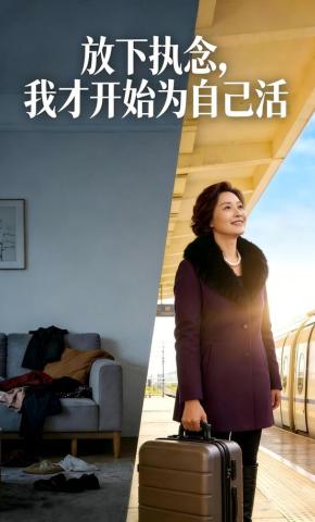短剧《放下执念，我才开始为自己活》海报
