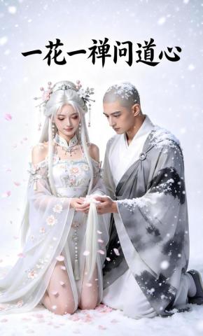 短剧《一花一禅问道心》海报