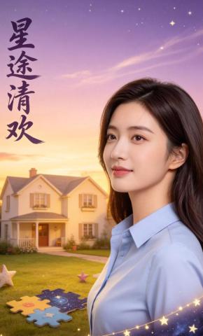 短剧《星途清欢》海报