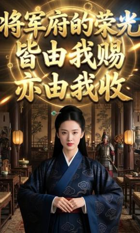 短剧《将军府的荣光，皆由我赐，亦由我收》海报