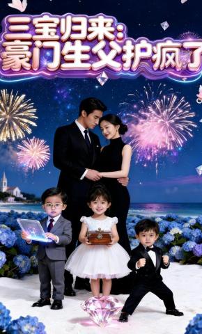 短剧《三宝归来：豪门生父护疯了》海报