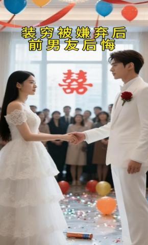 短剧《装穷被嫌弃后，前男友后悔》海报