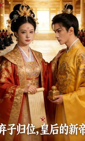 短剧《弃子归位，皇后的新帝》海报