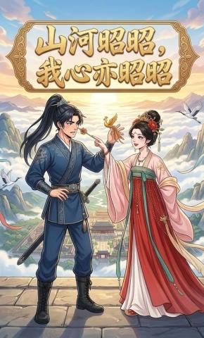 短剧《山河昭昭，我心亦昭昭》海报