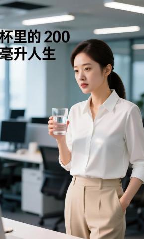 短剧《杯里的200毫升人生》海报