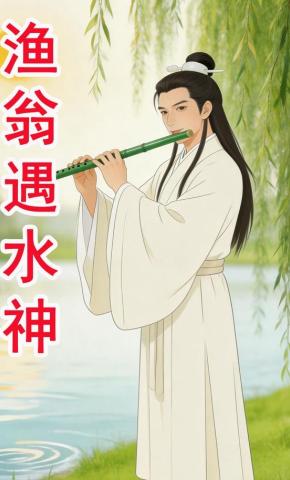 短剧《渔翁遇水神》海报