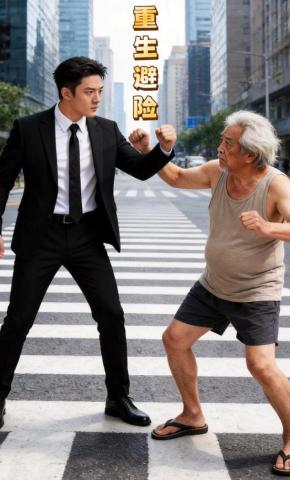 短剧《重生避险》海报