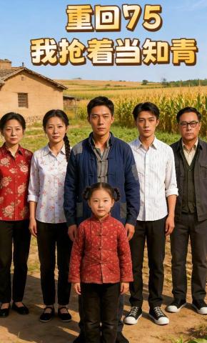 短剧《重回75，我抢着当知青》海报
